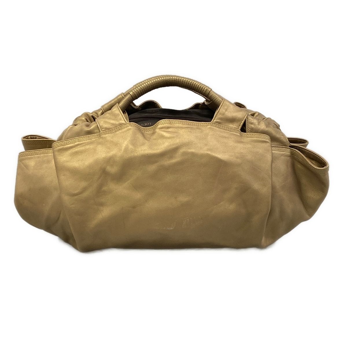 Loewe Handbag Nappa Aire Gold Leather — view 3
