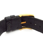 Tiffany & Co Watch Mark Round 18k Yellow Gold Leather Silver — view 4