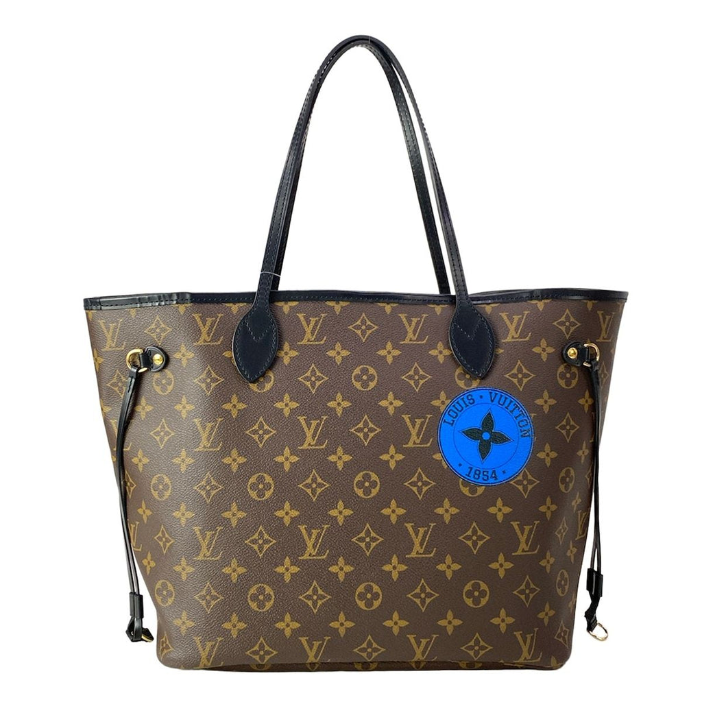 Louis Vuitton Tote Monogram Neverfull My LV World Tour Blue
