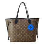 Louis Vuitton Tote Monogram Neverfull My LV World Tour Blue
