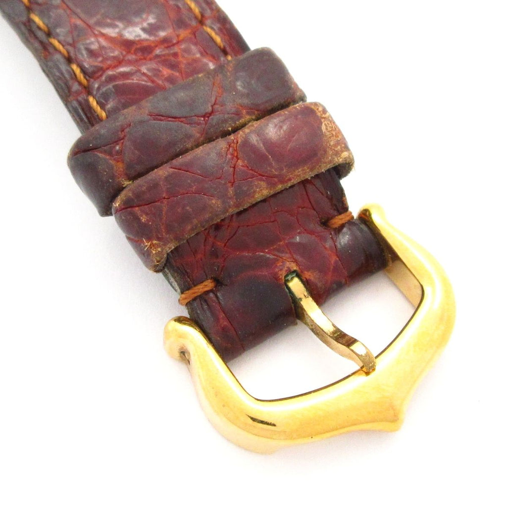 Cartier Watch Must Tank Vermeil 925 Opalan Croco Silver — view 6