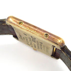 Cartier Watch Must Tank Vermeil 925 Opalan Croco Silver — view 9