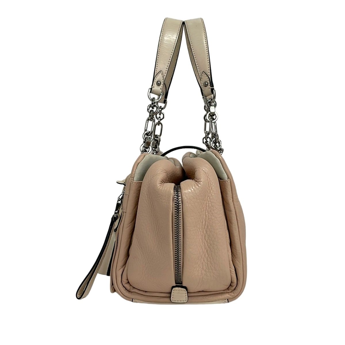 Loewe Handbag Lola Pink Ivory Leather — view 4