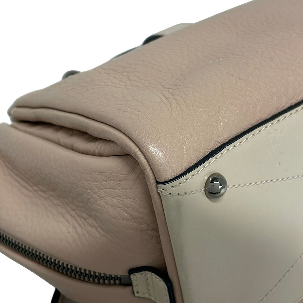 Loewe Handbag Lola Pink Ivory Leather — view 6
