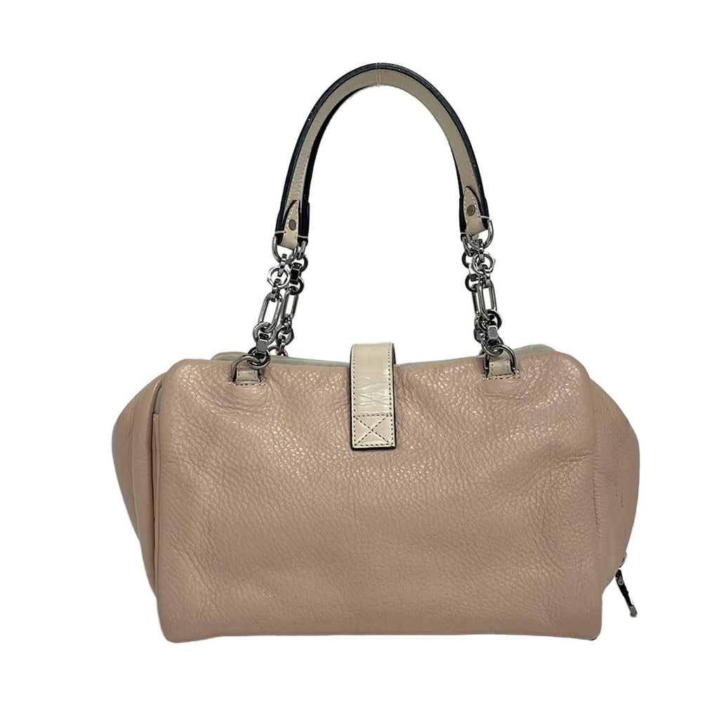 Loewe Handbag Lola Pink Ivory Leather — view 3