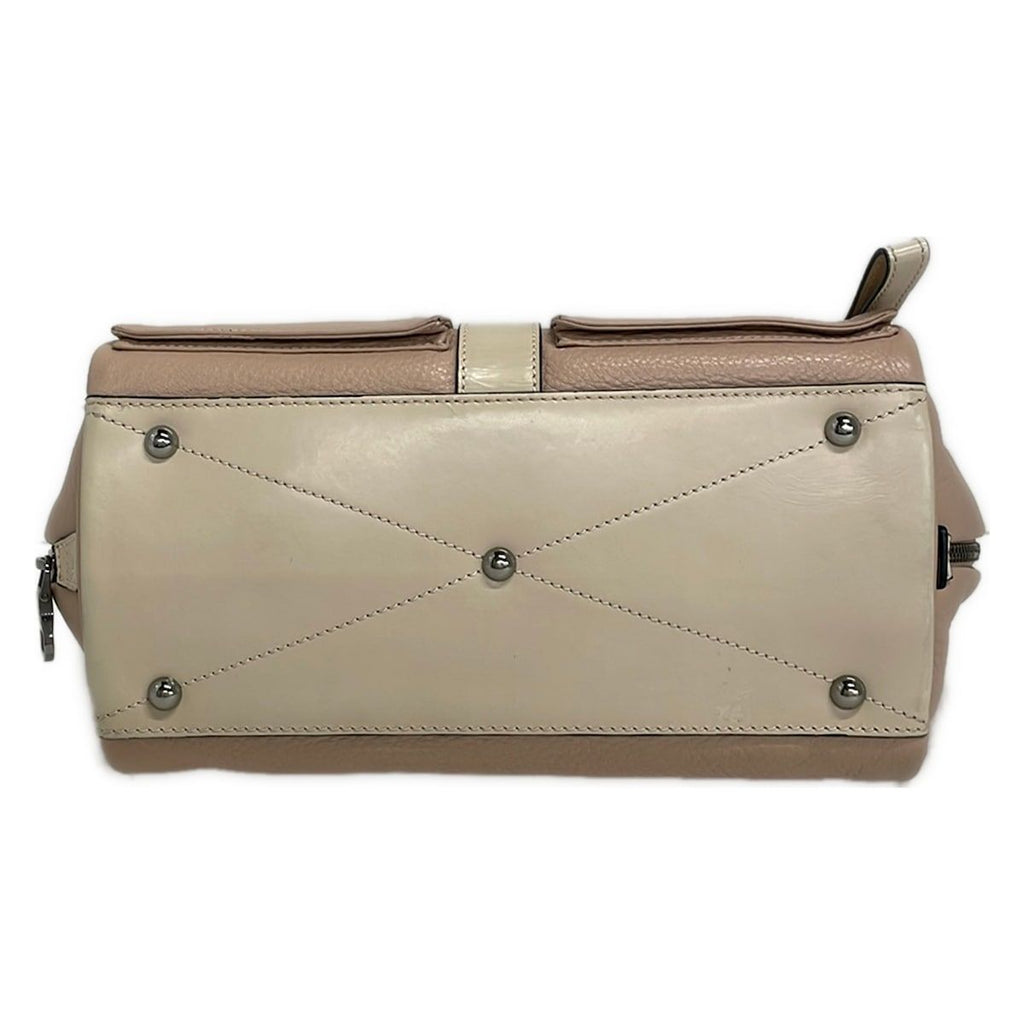 Loewe Handbag Lola Pink Ivory Leather — view 5