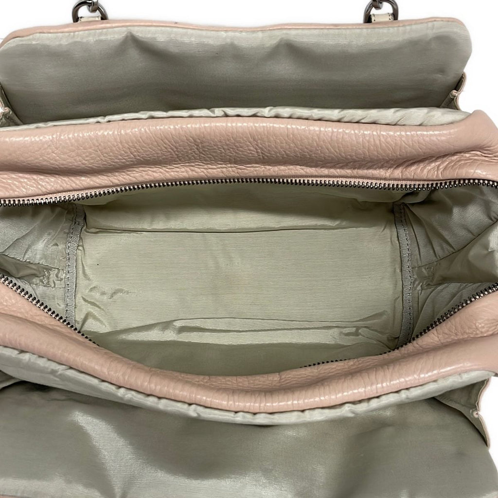 Loewe Handbag Lola Pink Ivory Leather — view 7