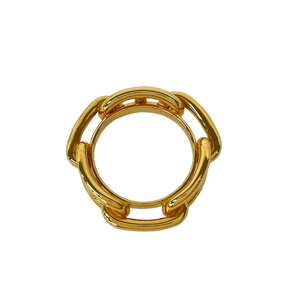 Hermes Scarf Ring Chaine D'ancre Gold — view 3