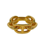Hermes Scarf Ring Chaine D'ancre Gold