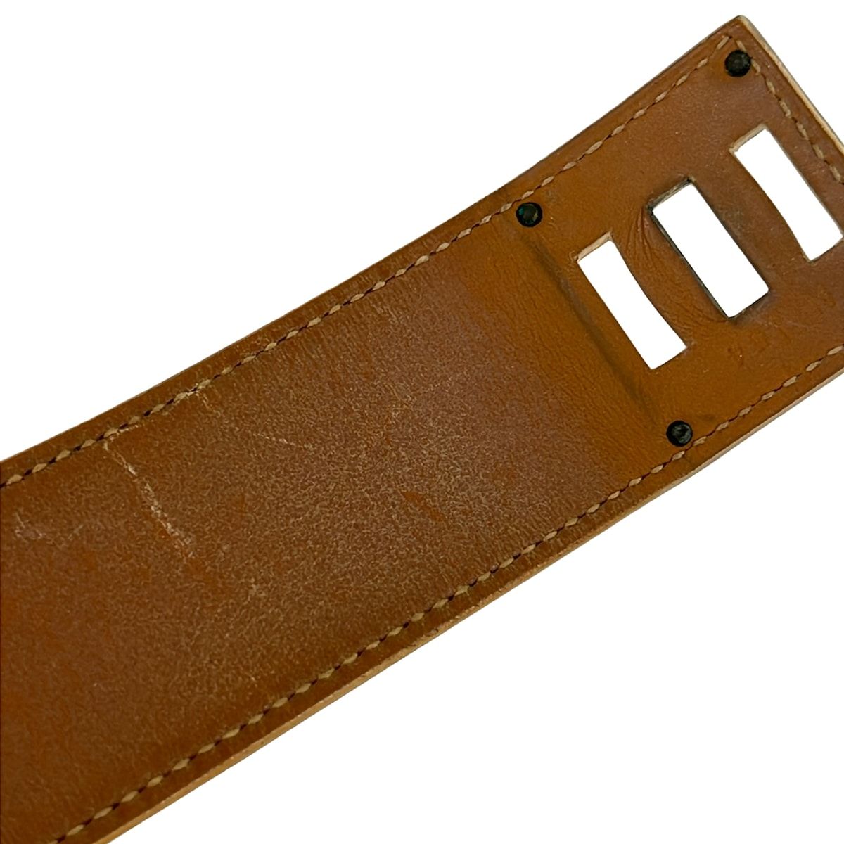 Hermes Bracelet Tall Ivory Gold — view 7