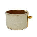 Hermes Bracelet Tall Ivory Gold — view 2