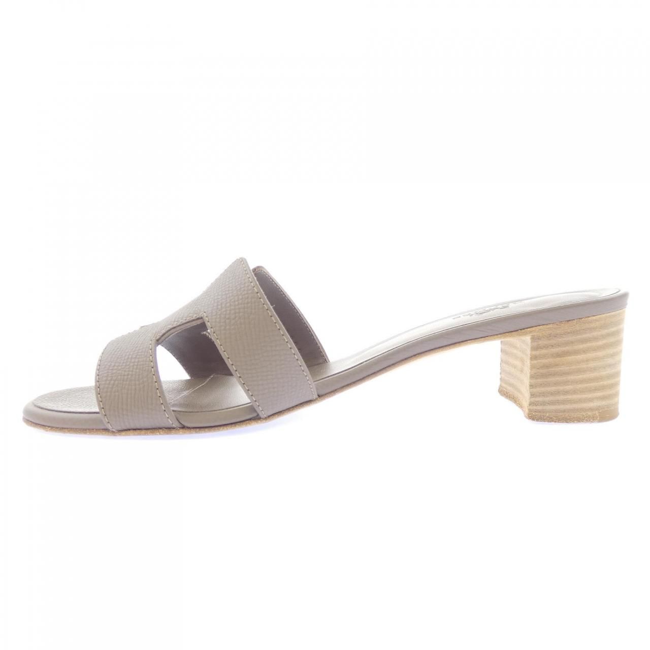 Hermes Oasis Sandals Brown — view 2