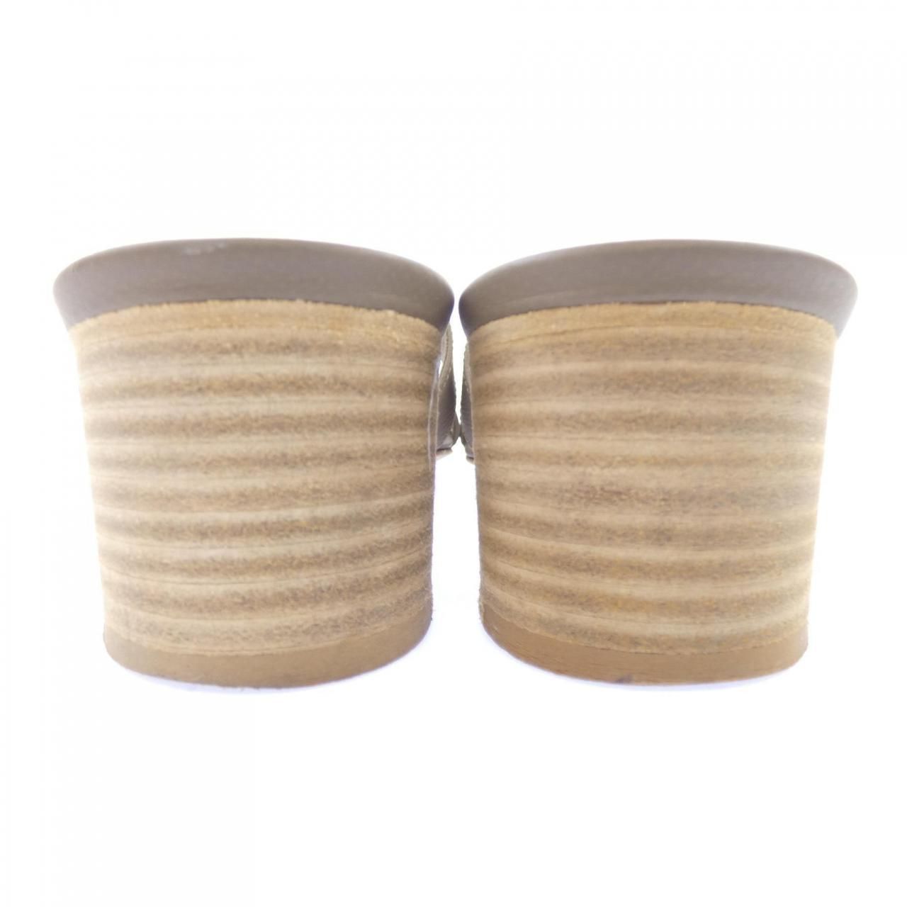 Hermes Oasis Sandals Brown — view 5
