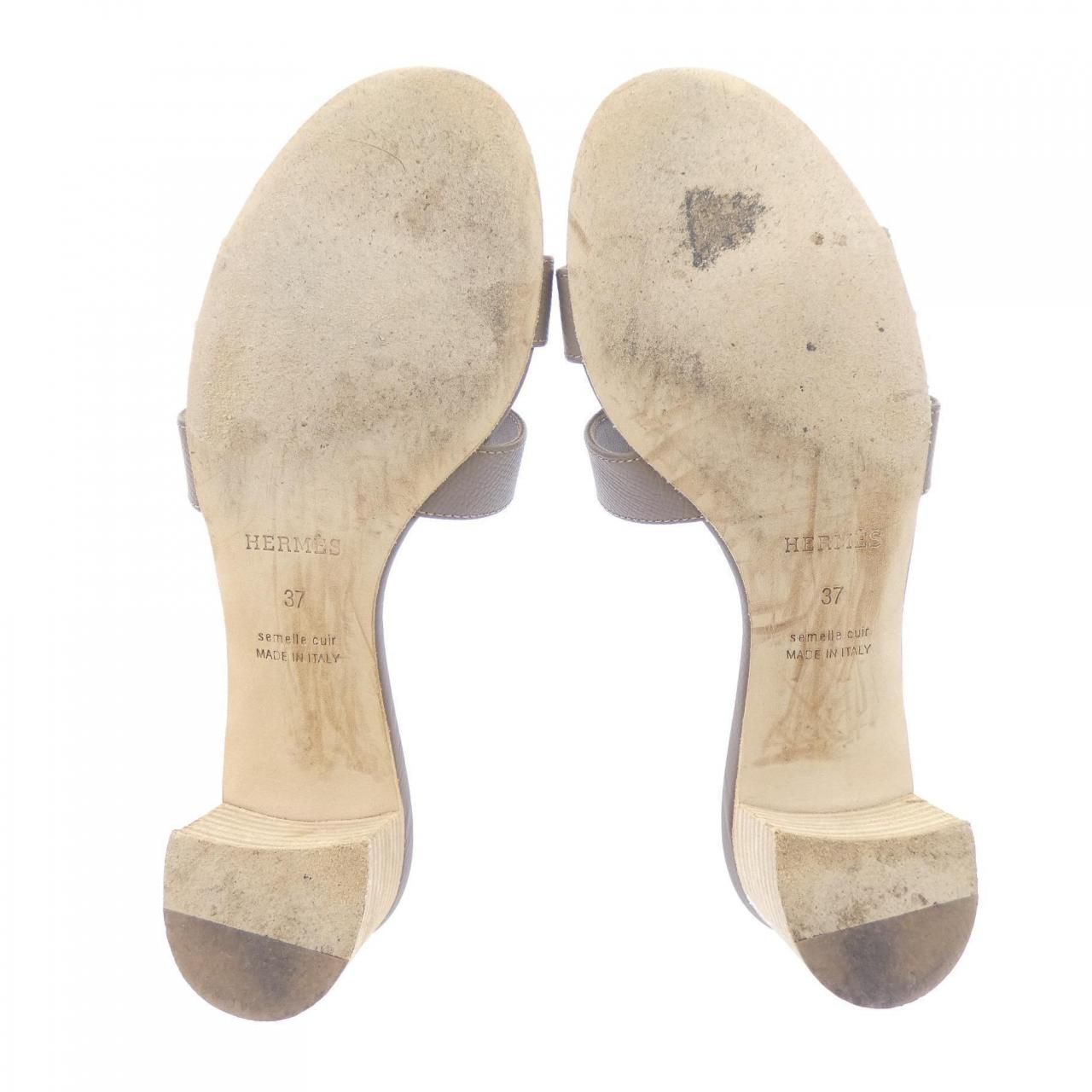 Hermes Oasis Sandals Brown — view 4