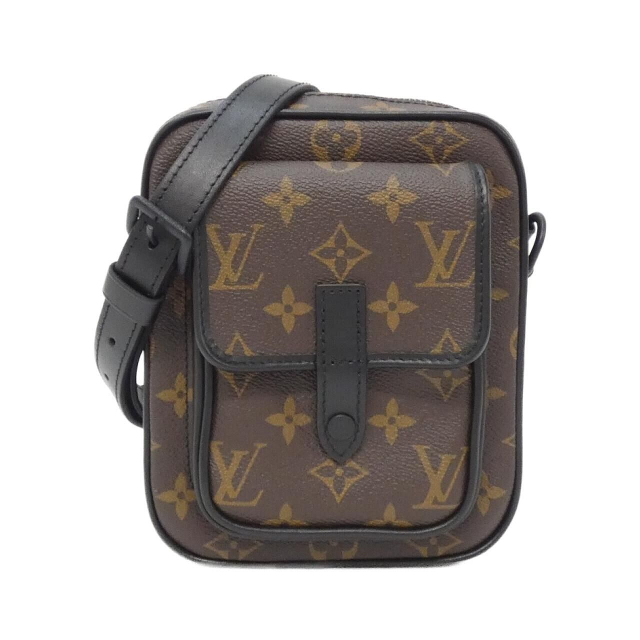 Louis Vuitton Monogram Macassar Christopher Wearable Wallet Shoulder
