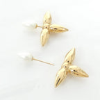 Louis Vuitton Book le Reuil Studs Earrings — view 3