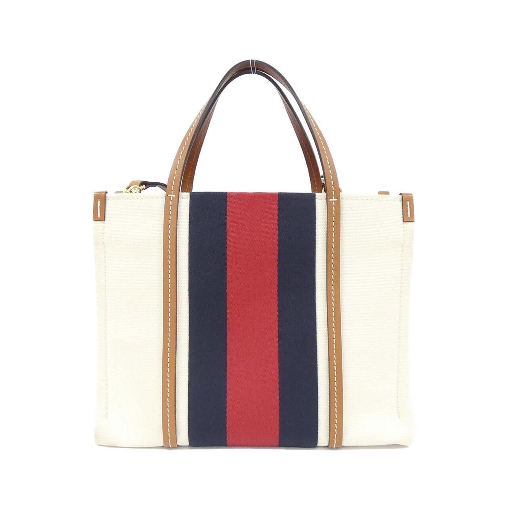 Gucci Fabcl Bag Handbag White — view 2
