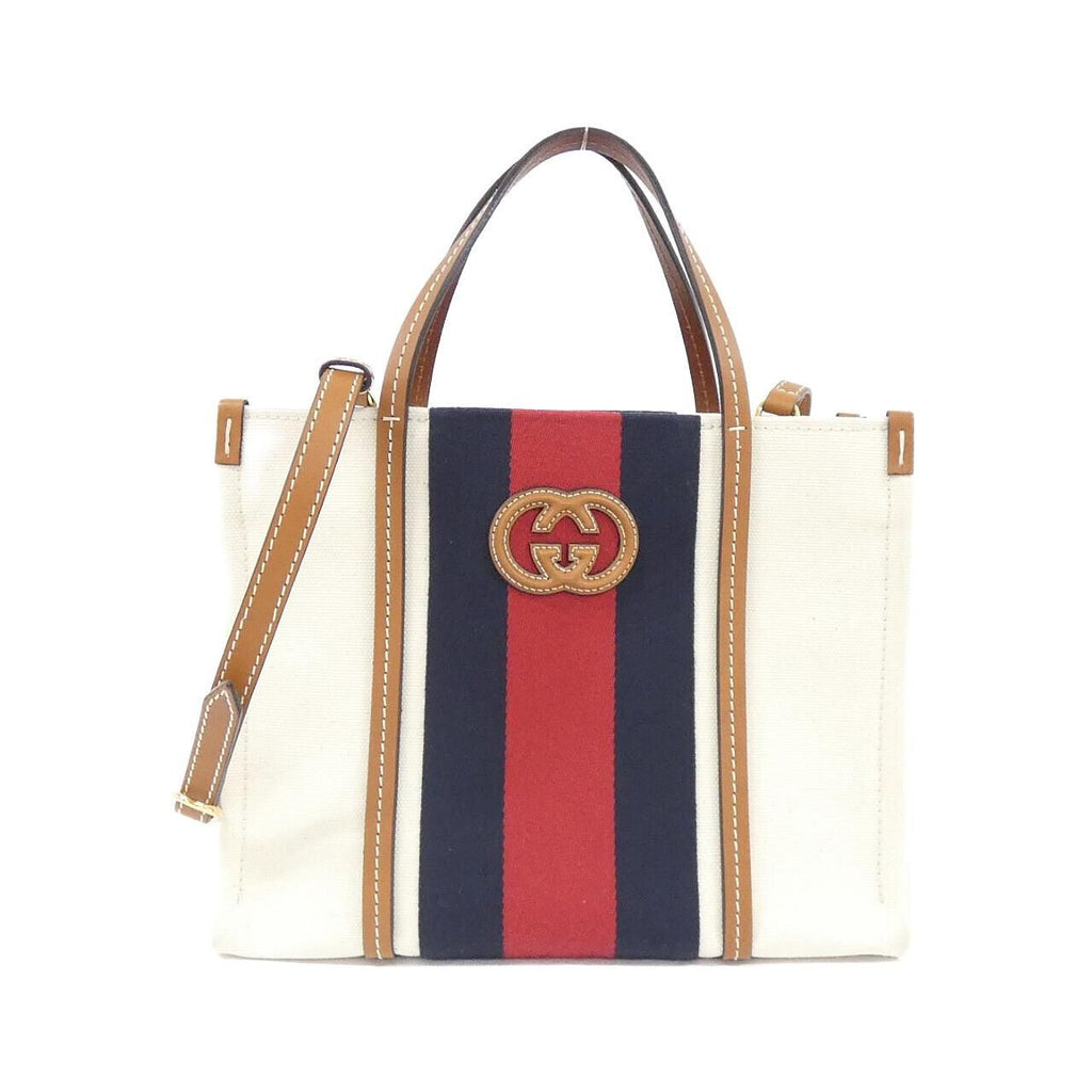 Gucci Fabcl Bag Handbag White