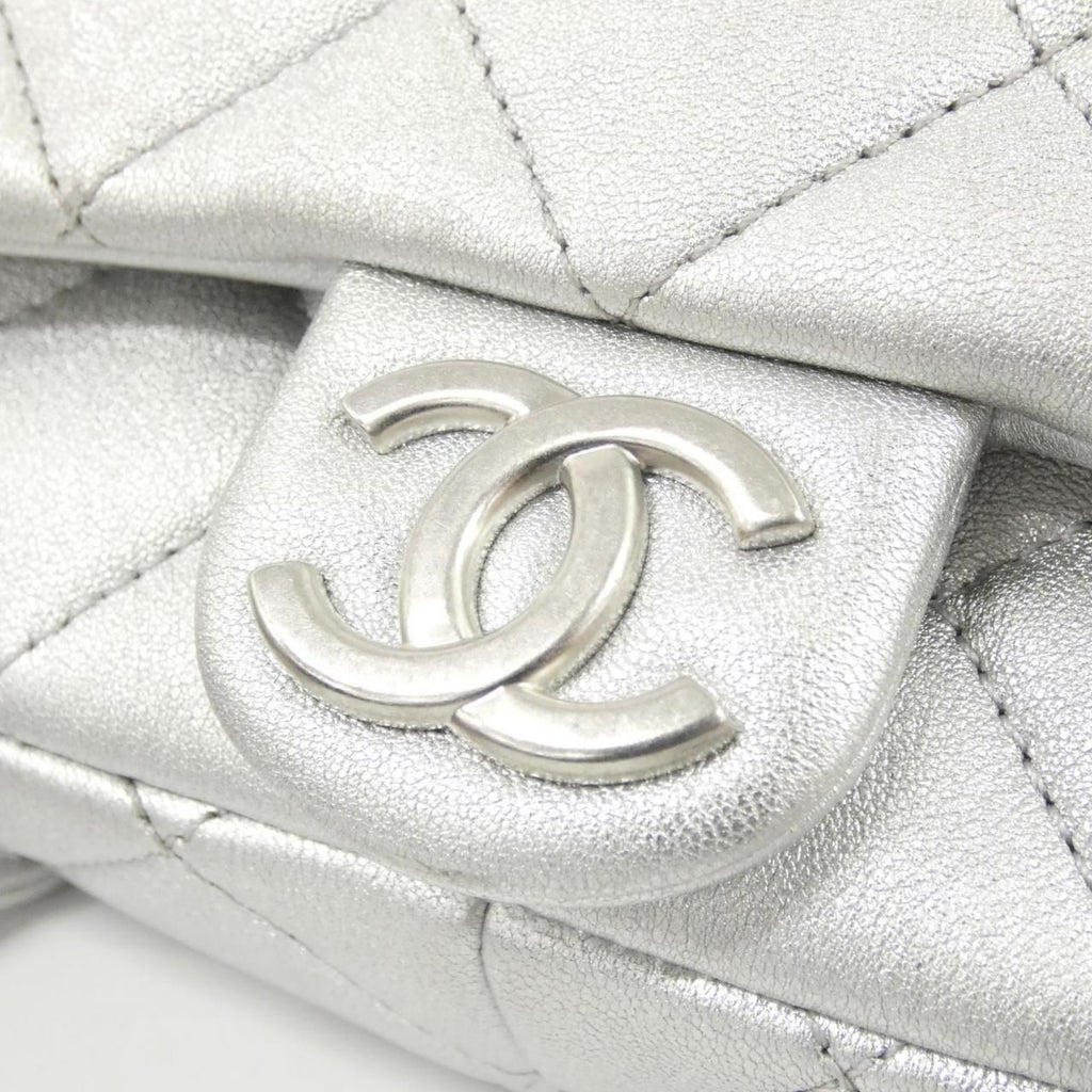 Chanel Backpack Silver — view 4