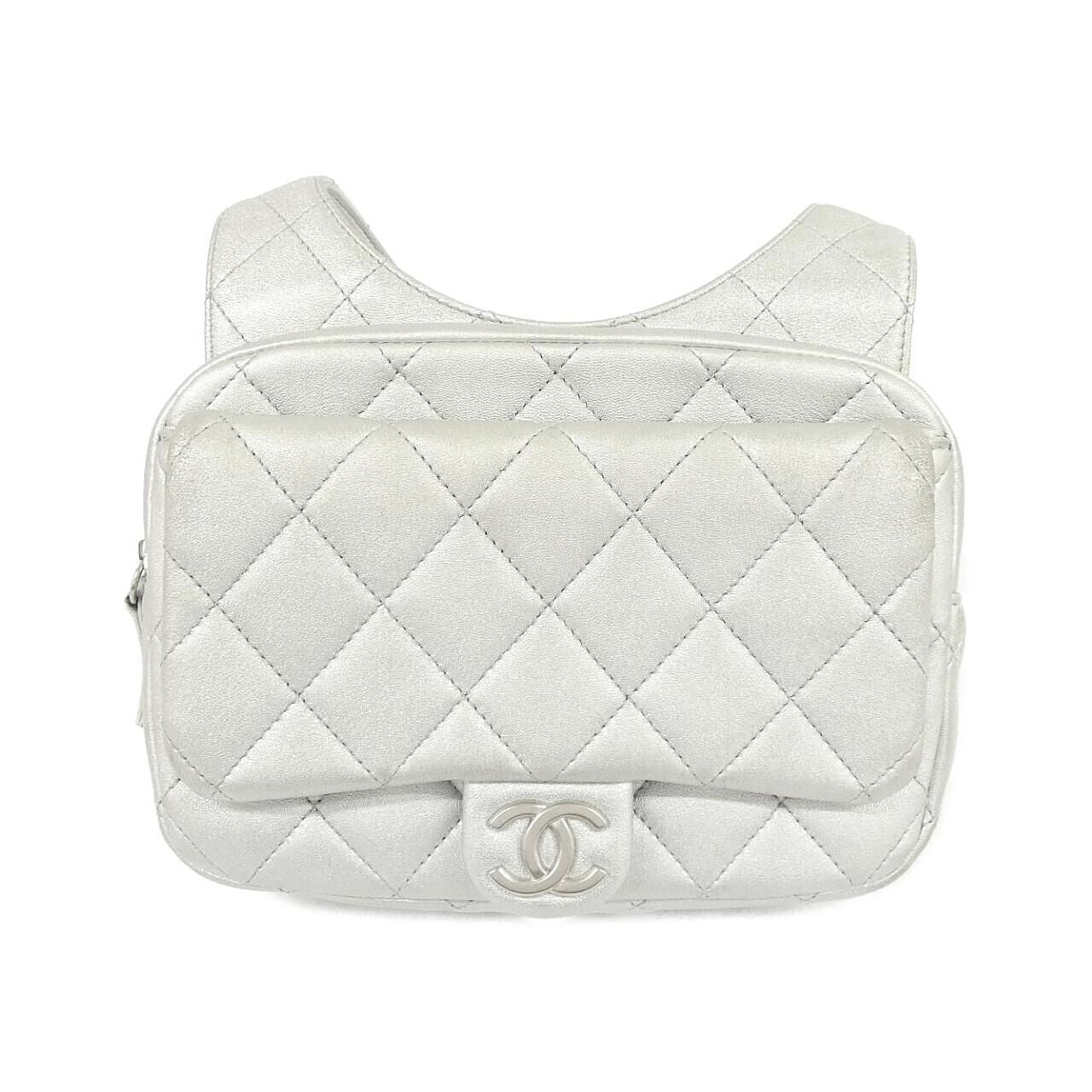 Chanel Backpack Silver