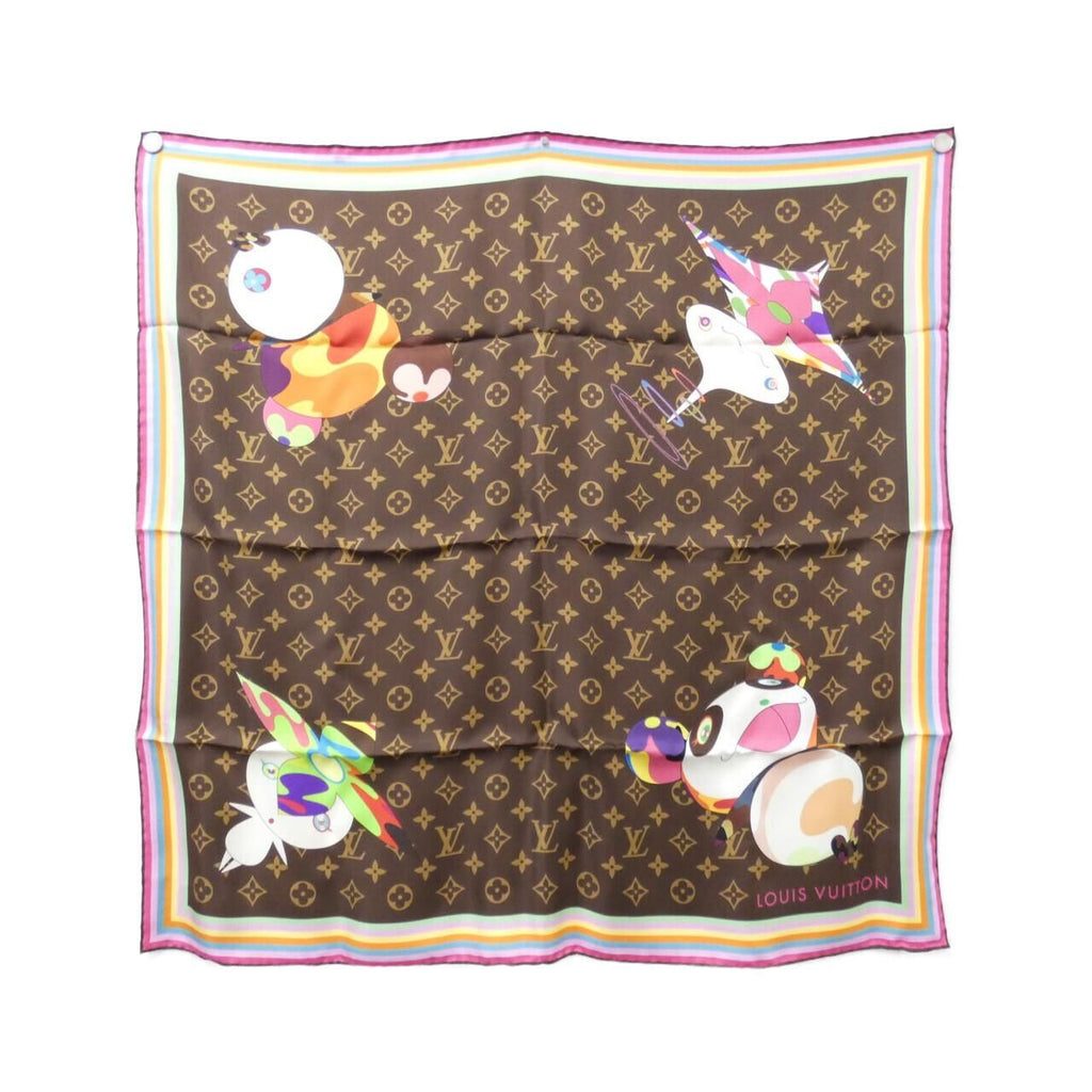 Louis Vuitton Monogram Carre Super Flat Scarf