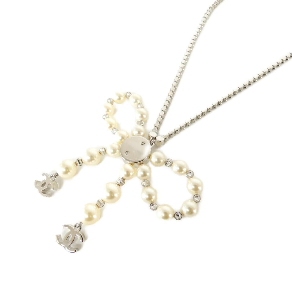 Chanel Necklace Silver — view 3