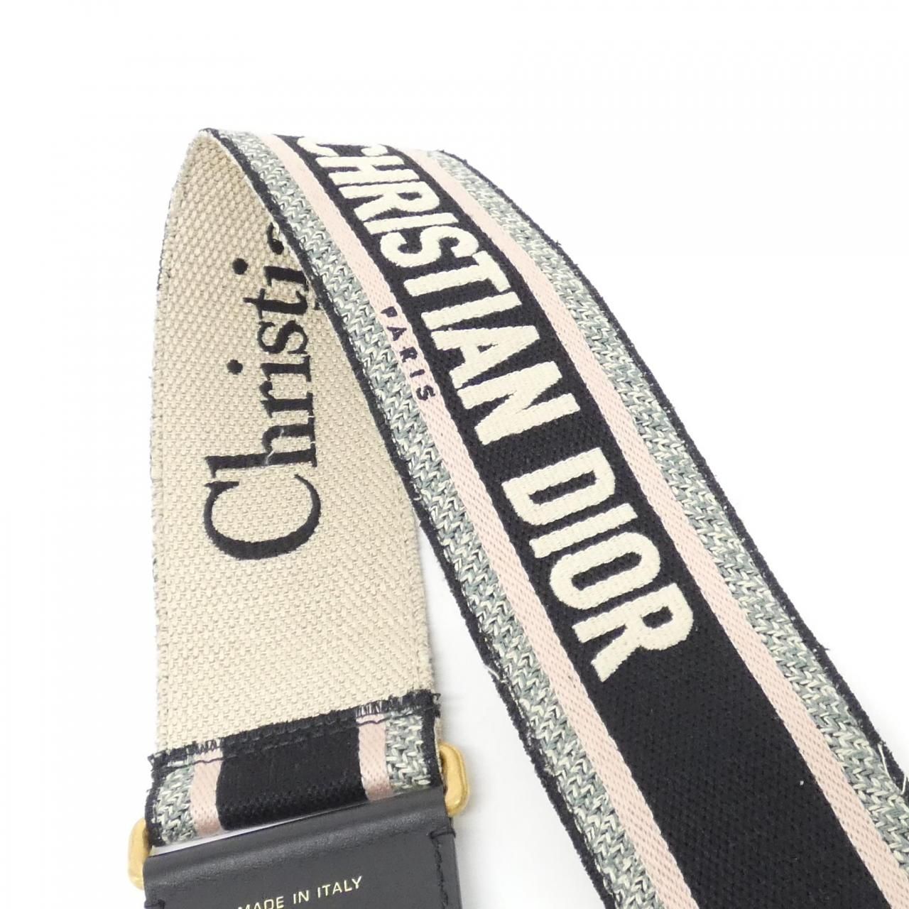 Dior Strap Bag Straps Black — view 2