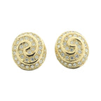 Dior Vintage Earrings Gold