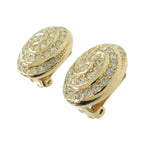 Dior Vintage Earrings Gold — view 2