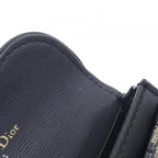 Dior Oblique Saddle Blue Card Holder Case — view 8