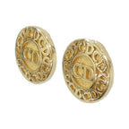 Dior Vintage Earrings Gold — view 2