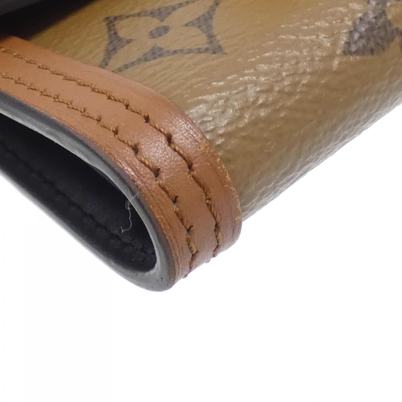 Louis Vuitton Monogram Portefeuille Dauphine Compact Wallet — view 3