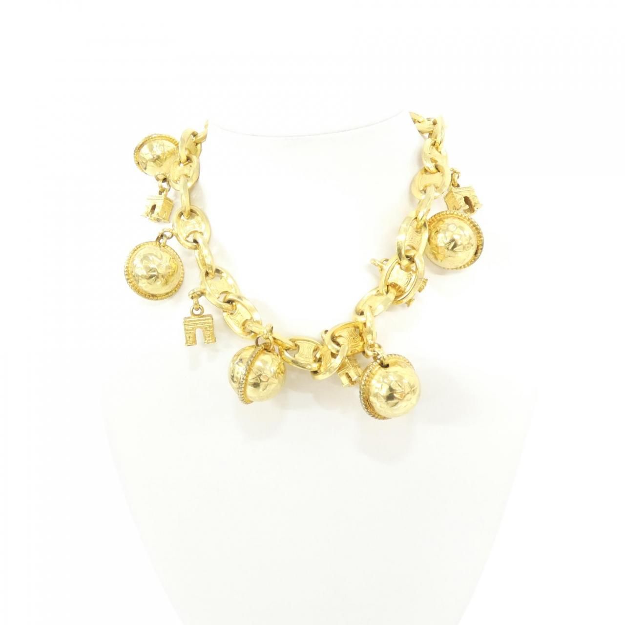 Celine Vintage Necklace Gold — view 5