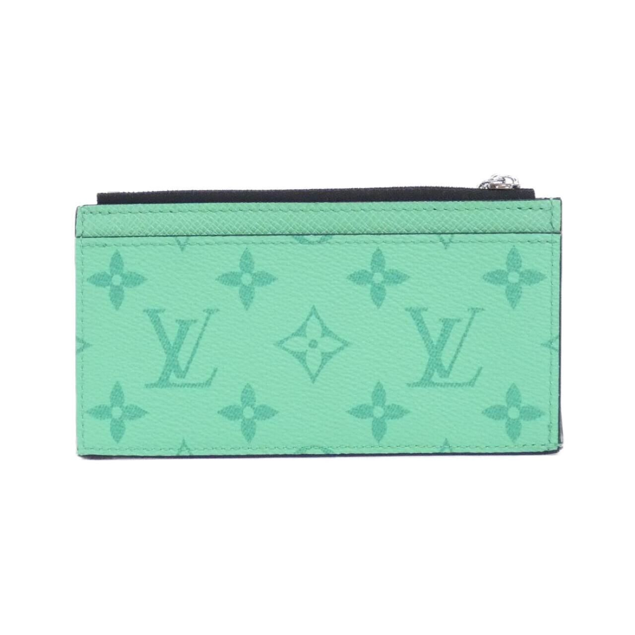 Louis Vuitton Taiga Llama Coin Card Holder Case — view 2