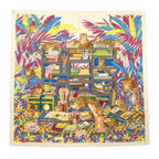 Hermes les Douze Leopards Carre Shawl Scarf