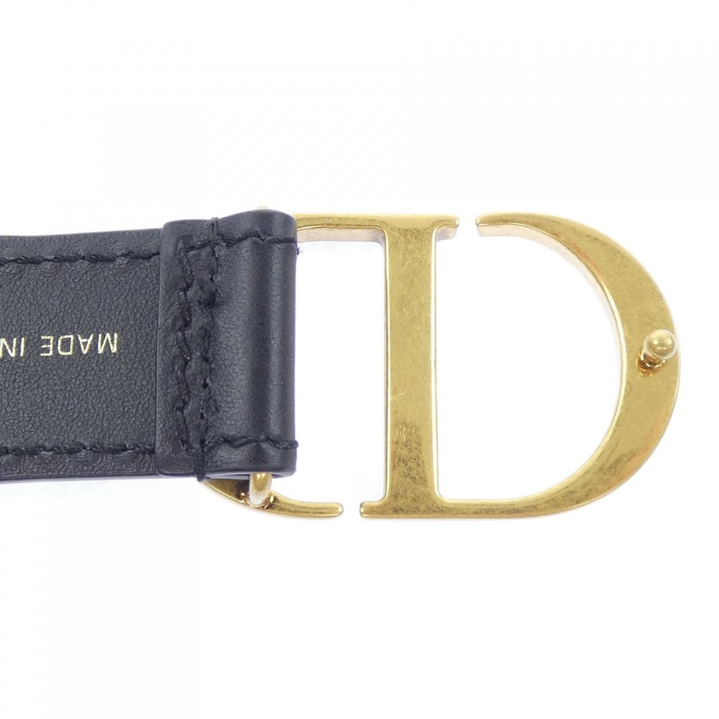 Dior Embroidery Belt Navy — view 4