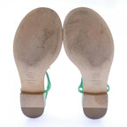 Chanel Sandals Green — view 4