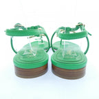 Chanel Sandals Green — view 5