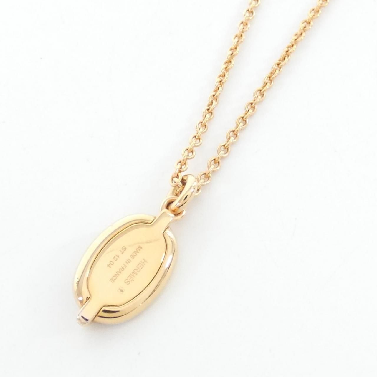 Hermes Mini Maillon Necklace — view 3