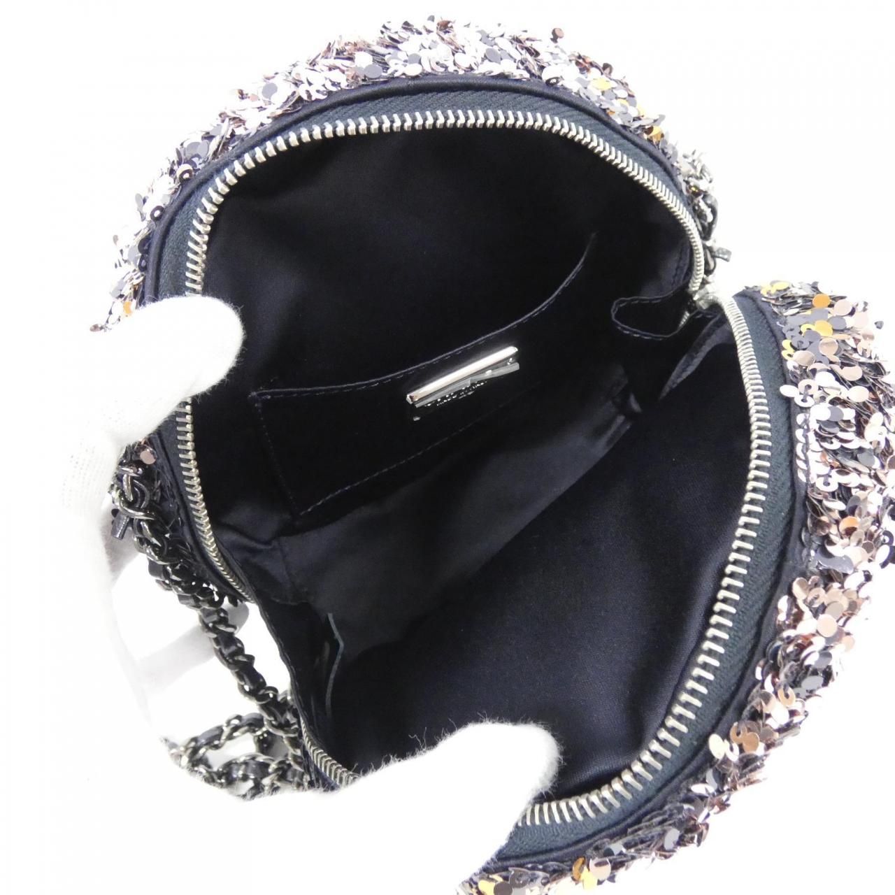 Chanel Bag Handbag Navy — view 5