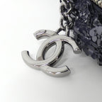 Chanel Bag Handbag Navy — view 3