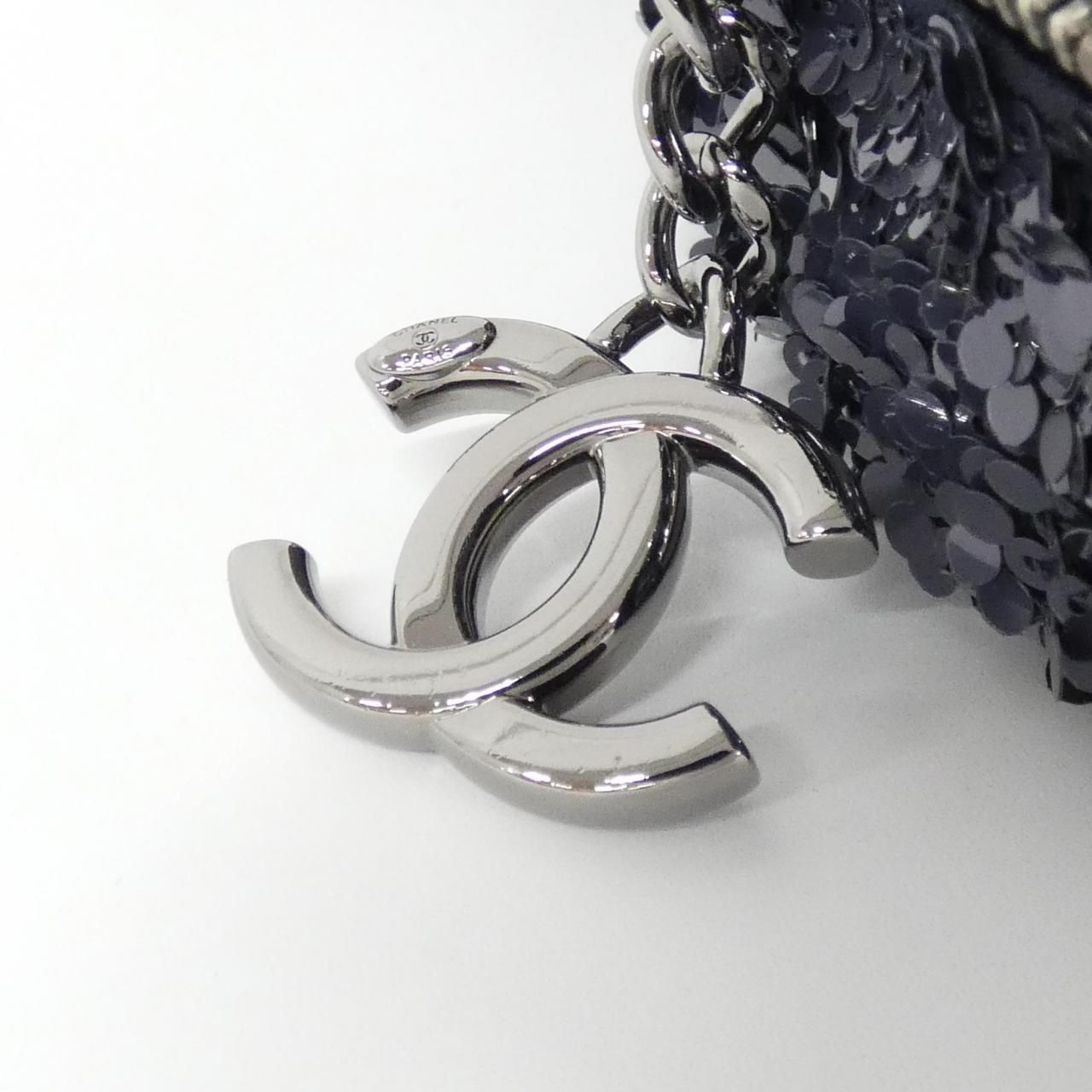 Chanel Bag Handbag Navy — view 3