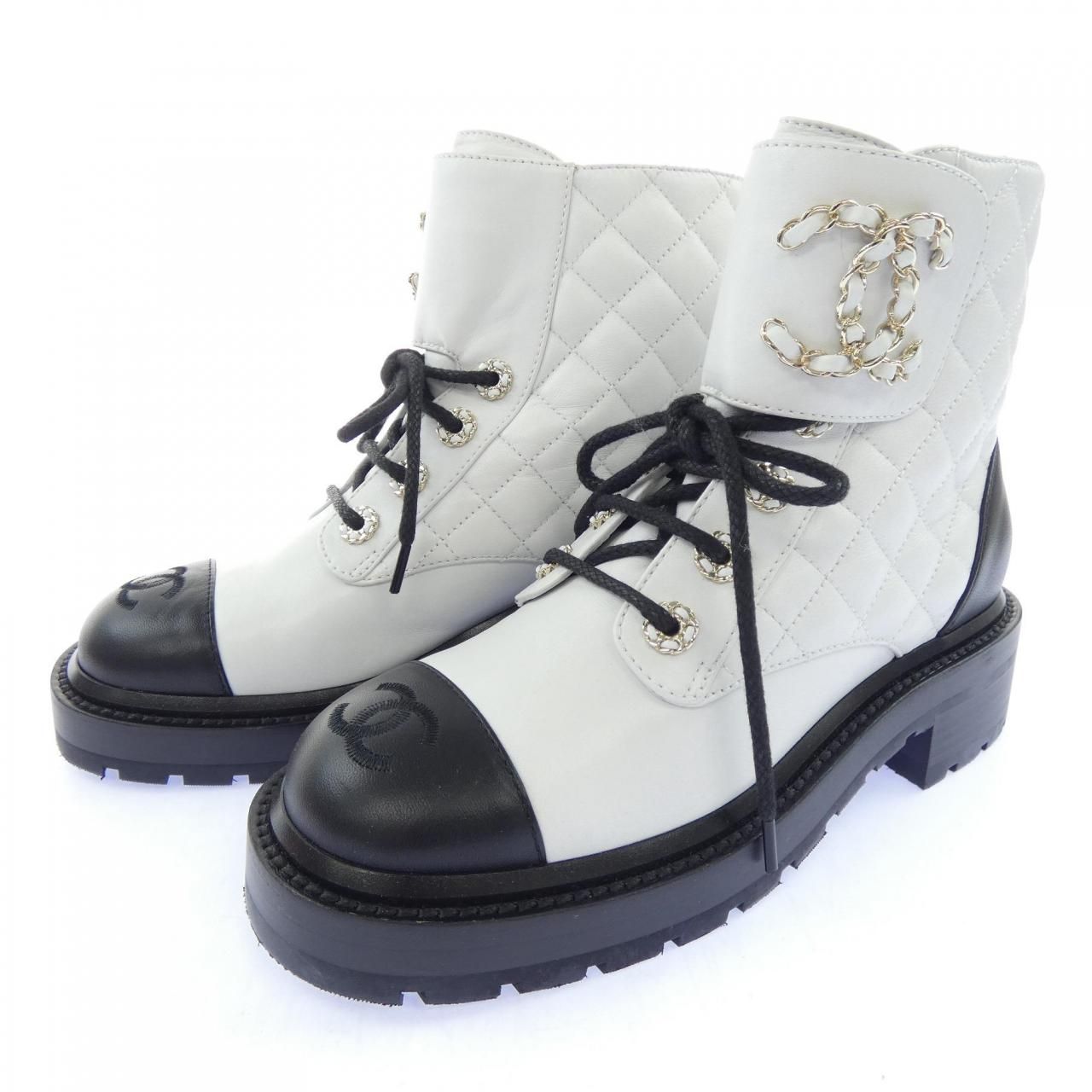 Chanel Boots White — view 3