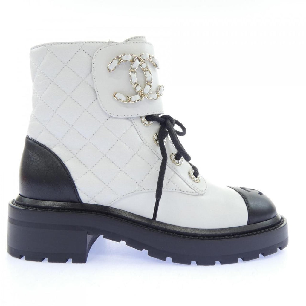 Chanel Boots White