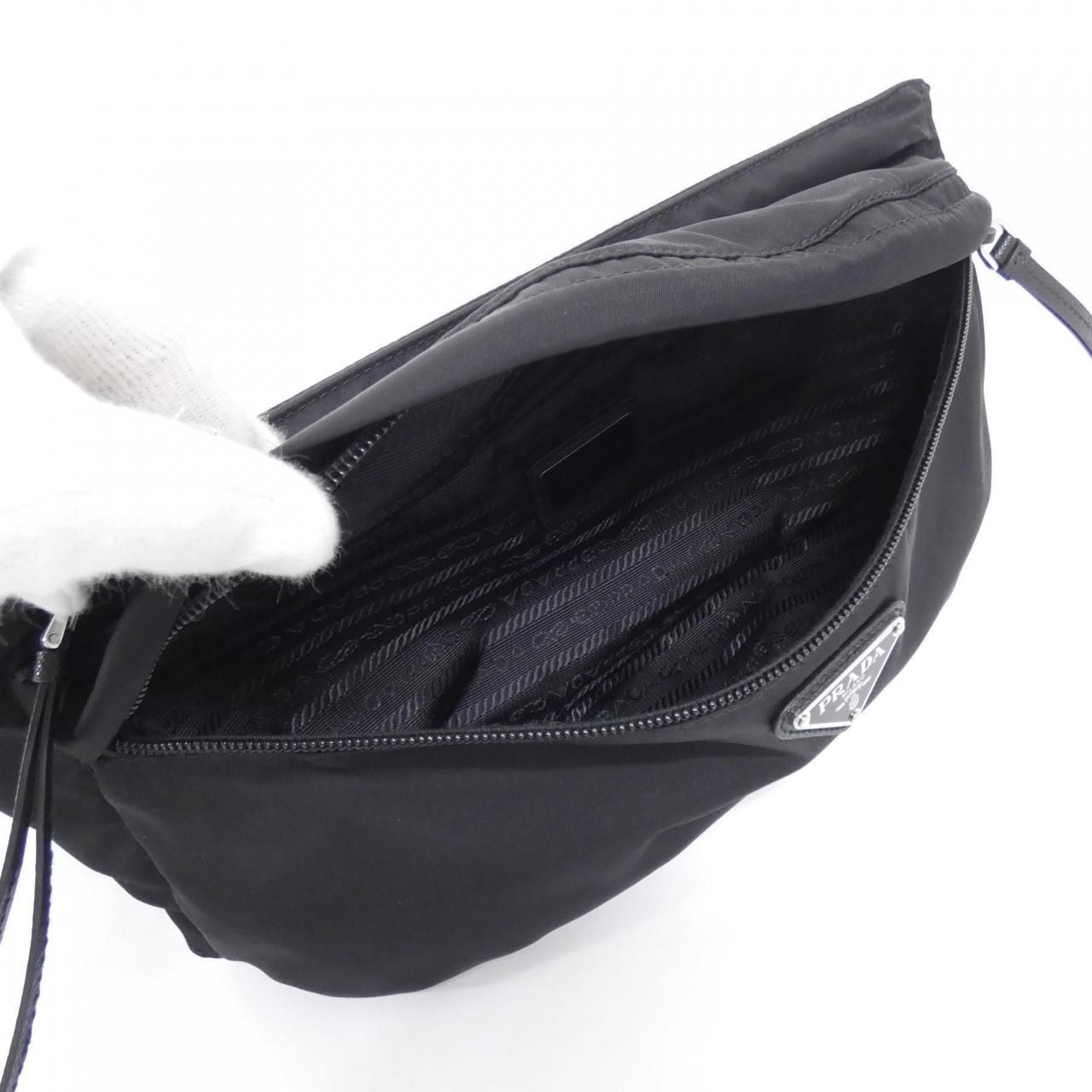 Prada Waist Bag Belt Bag Silver — view 7