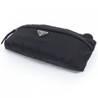 Prada Waist Bag Belt Bag Silver — view 3
