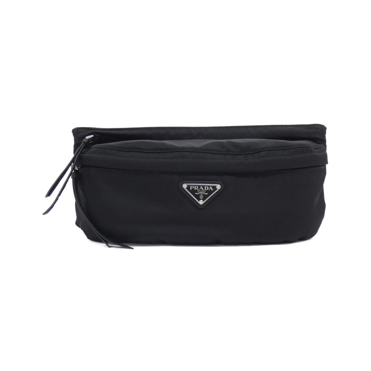 Prada Waist Bag Belt Bag Silver