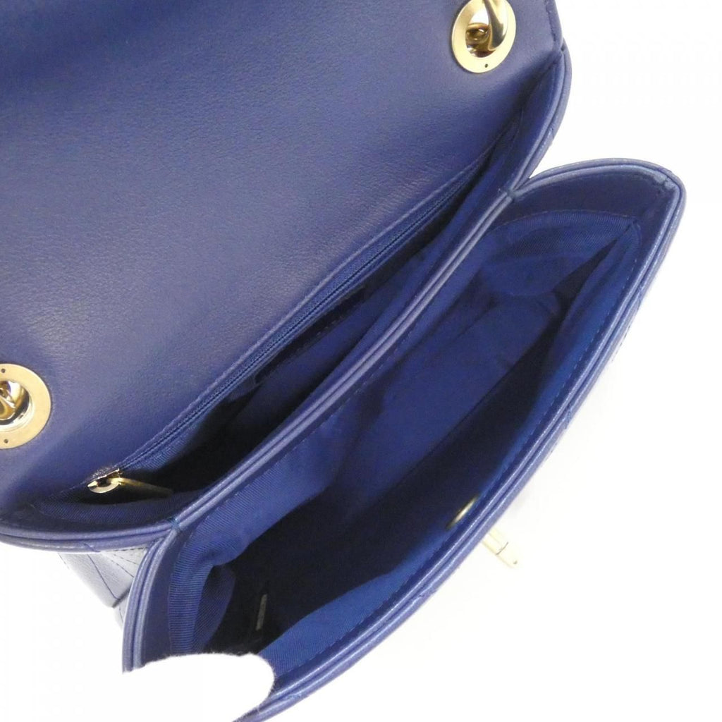 Chanel Bag Handbag Blue — view 8