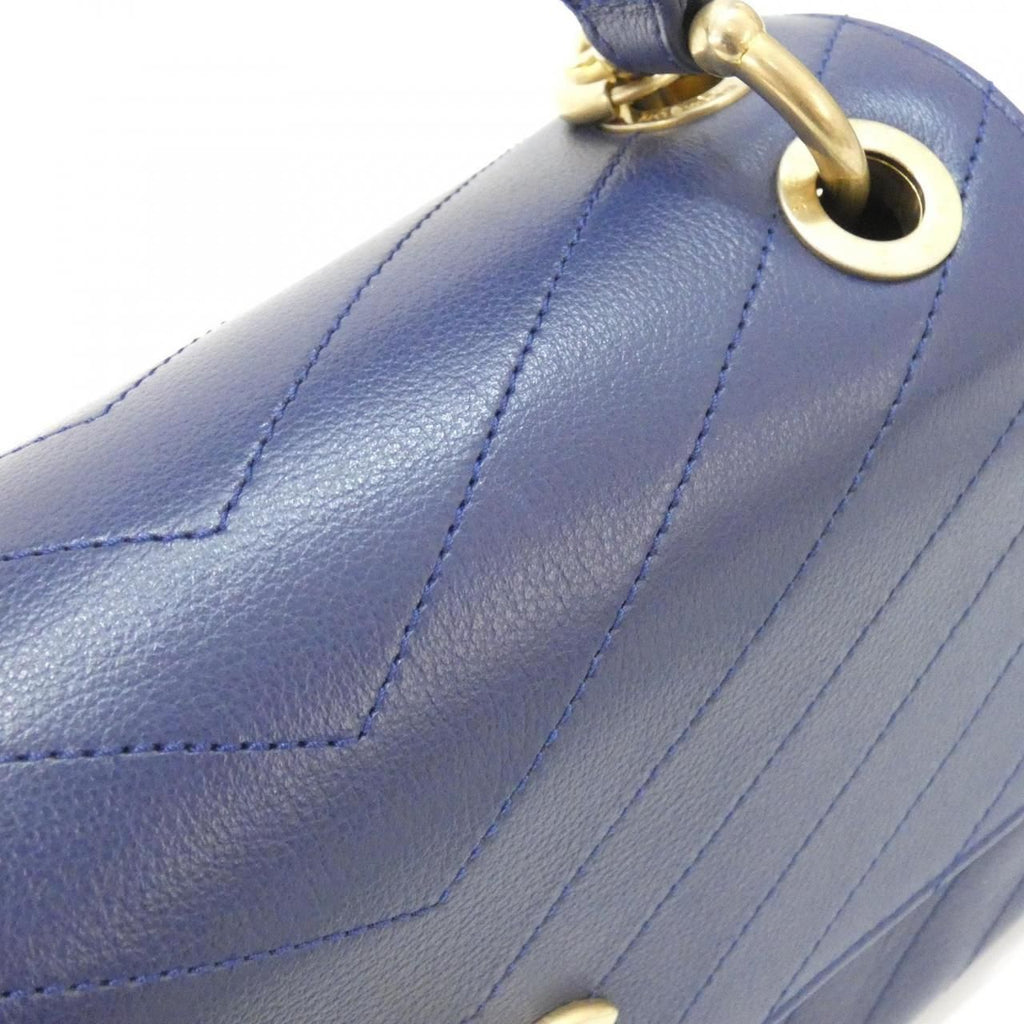 Chanel Bag Handbag Blue — view 5
