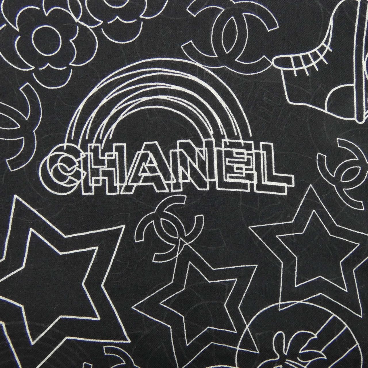 Chanel Stole Scarf Black — view 4